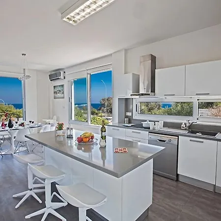 빌라 Kono Sunshine - Luxury 4 Bedroom Cape Greco - Close To With Panoramic Views *